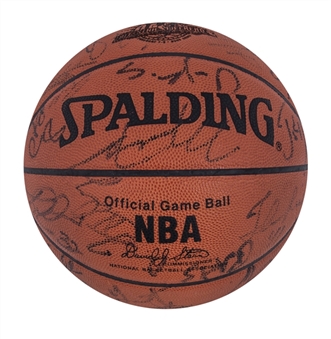 1997 NBA All-Star Game Multi-Signed Basketball With 30+ Signatures Including Michael Jordan (Beckett)